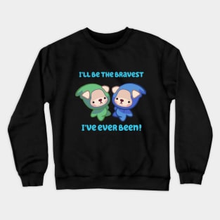 Brave Mom for Twin Boys Crewneck Sweatshirt